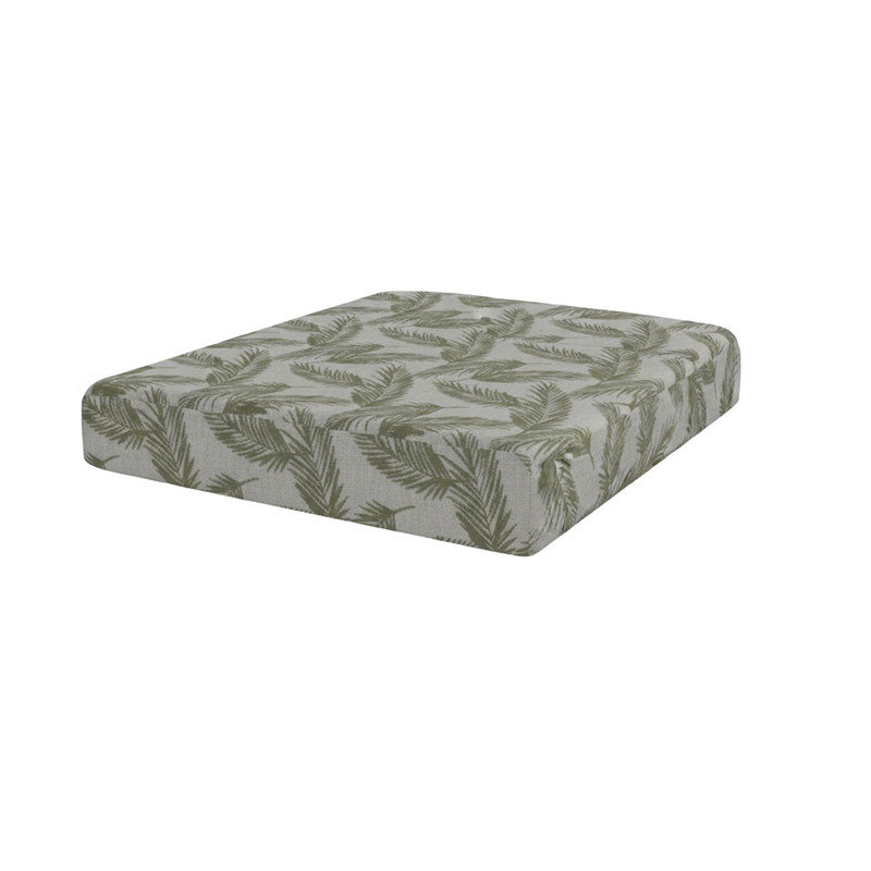 Coussin de remplacement pour repose-pieds d'extérieur Sunbrella, Mousse florale de La Havane