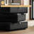 Modern Rotating Nightstand with 3 Spacious Drawers