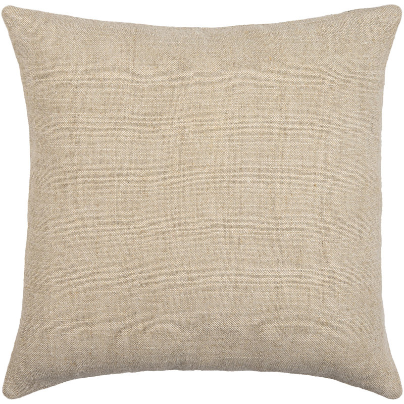 Coussin Alcona, 20 po x 20 po, Inférieur, Naturel