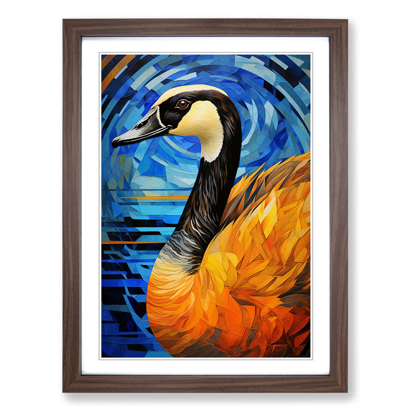 Goose Abstract - Framed Print