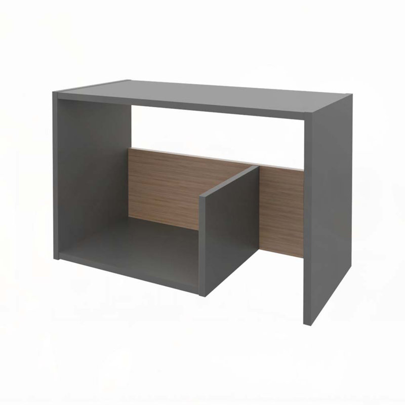 Table d'appoint Everet, Gris