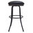 Swivel Upholstered Counter Stool with Metal Frame-48366674-48366675-27796883