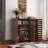 Shoe Storage, Shoe Cabinet, 5-Tier Shoe Storage Cabinet With Adjustable Shelves, Wooden Shoe Rack Organizer With Louvered Doors For Entryway, Hallway, Bedroom, Closet, Living Room-741297238