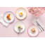 Assiette à déjeuner / à salade Villeroy & Boch Fleur Bleu, fabriquée en Allemagne, va au lave-vaisselle et au micro-ondes, petit plat pour les desserts, les petits-déjeuners, les collations ou les gâteaux, 8,25 po de diamètre, bleu-74118310