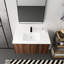 Meuble-lavabo moderne avec lavabo et porte à fermeture en douceur, conception ergonomique pour un matin agréable-1534381747