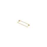 Deltana R2006-U15 24" Center To Center R-Series Bathroom Towel Bar Double Satin Nickel