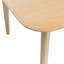 Table de salle à manger de style Mid-Century au design épuré, structure en bois massif et faux plateau de table, l 60,41 po x P 35,12 po, H 29,32 po