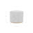 Cloud Ottoman With Wood Base-1748927313