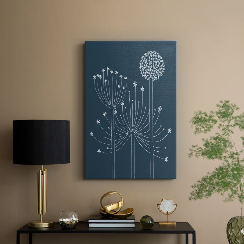 Graphique Alliums II - galerie Cavas personnalisée, H 18 po x l 12 po