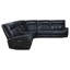Hayden Black Dual Power Reclining Sectional Sofa