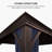 PURPLE LEAF 12' X 12' Outdoor Hardtop Gazebo with String Lights with Netting and Curtains
