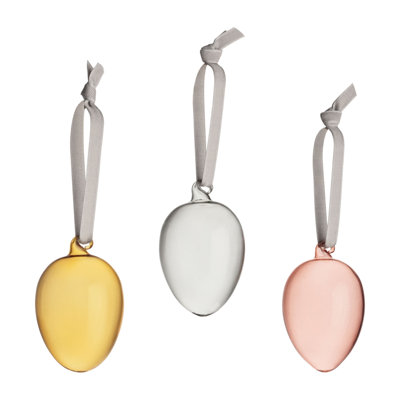 Glass Egg Holiday Shaped Ornament
