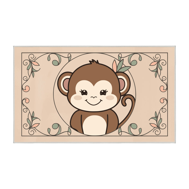 Tapis pour enfants East Urban Home, Rectangulaire 2 pi x 3 pi