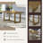 Parker Dining Table, Trestle Base, Light Oak