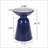 Stylish Outdoor Metal End Table With Pedestal Base, Perfect For Modern Spaces And Durability-1286583197