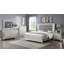Commode de chambre à coucher 1 tiroir 6 pièces Glam