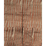 Windsom Striped Area Rug in Black/Rust/Gray