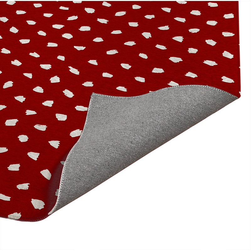 Paillasson Splat Point, Cranberry Red, 72" W x 48" L