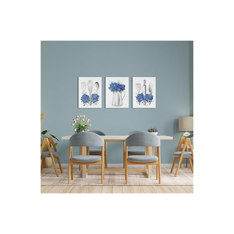 "Kitchen Art", bleu