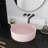 Ceramic Circular Vessel Bathroom Sink Art Sink-106917980
