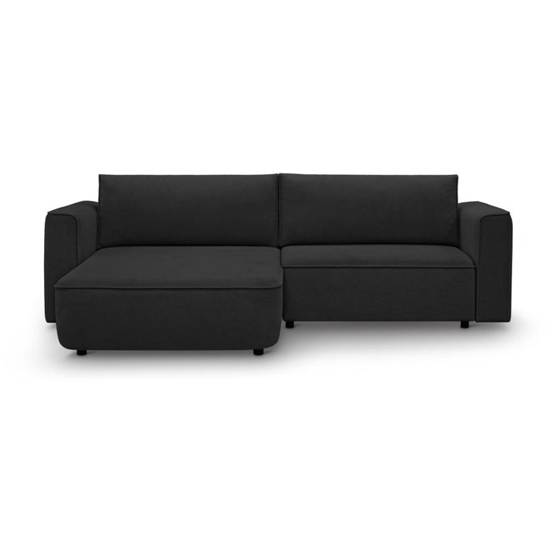 Arijanit 3 Seater Sofa Bed, Black