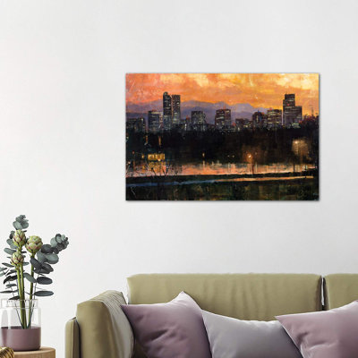 " Denver Skyline From City Park III " by Christopher Clark