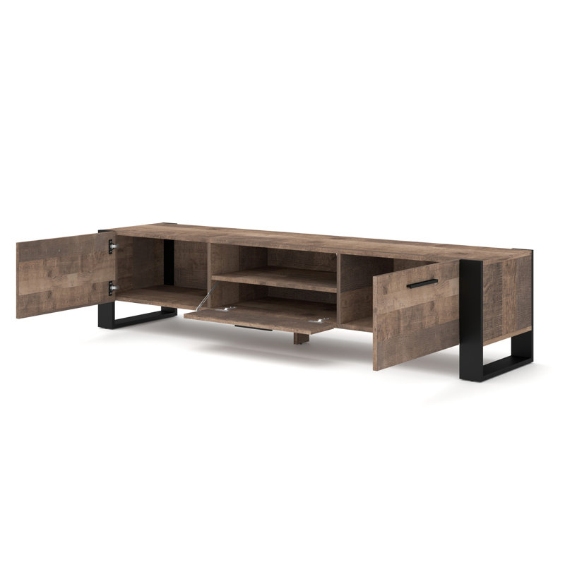 Anri Unfinished TV Stand for TVs up to 70"