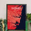 Sydney City Map - No Frame Print-531118775