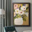 Fleurs d'été dans un vase II, toile encadrée de qualité supérieure - prête à être accrochée-603961349