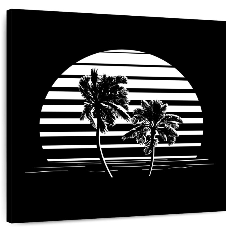 Retro Black Gillard Palms