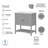 Keyunta Single Bathroom Vanity with Ceramic Top-825906786