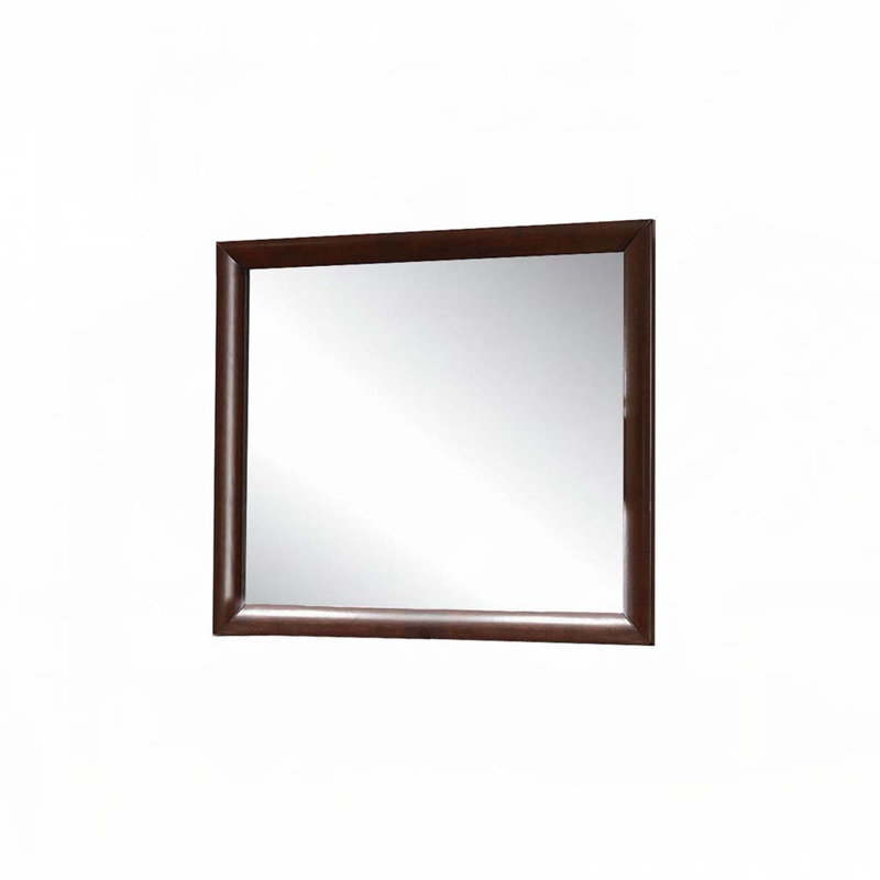 Espresso Finish Mirror, 39" x 35"