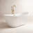 Labrusca 67'' x 28.3'' Soaking Fiberglass Bathtub-43605379