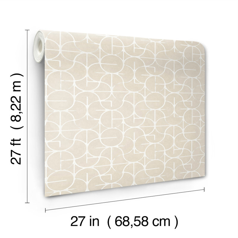 Papier peint Teddy, Beige
