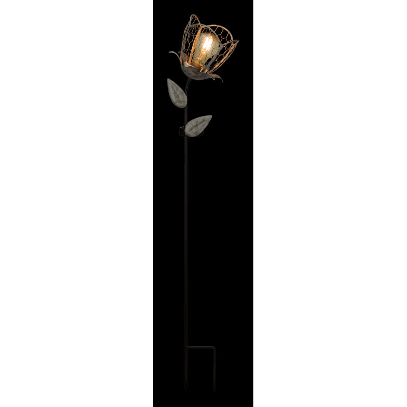Piquet de jardin Edison, Fleur en duvet