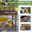 Table de travail en bois Outsunny avec table de travail en bois 36 po-1745411524