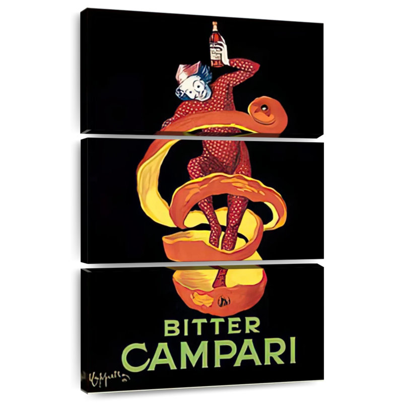 Tergel Bitter Campari, 74" H x 48" W