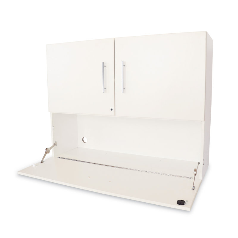 White Wall System 3 Compartment Manufactured Wood Classroom Cabinet