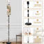  68.5" Standing Floor Lamp Western Botanical Wilderness Dimmable Metal Pole Lamp with Linen Lampshade LED Bulb Included