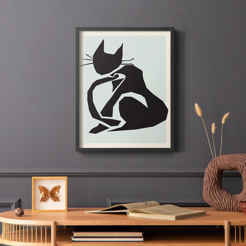 Matisse Lxxvii, reproduction encadrée - bois massif, H 10 po x l 8 po, Cadre simple noir