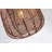 1-Light Brown Woven Rattan Pendant