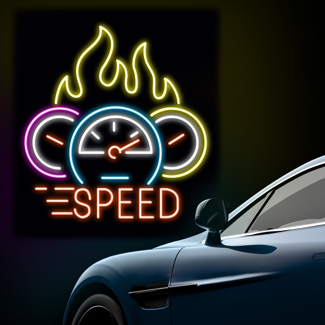 Speed 60cm LED Transportation Neon Sign