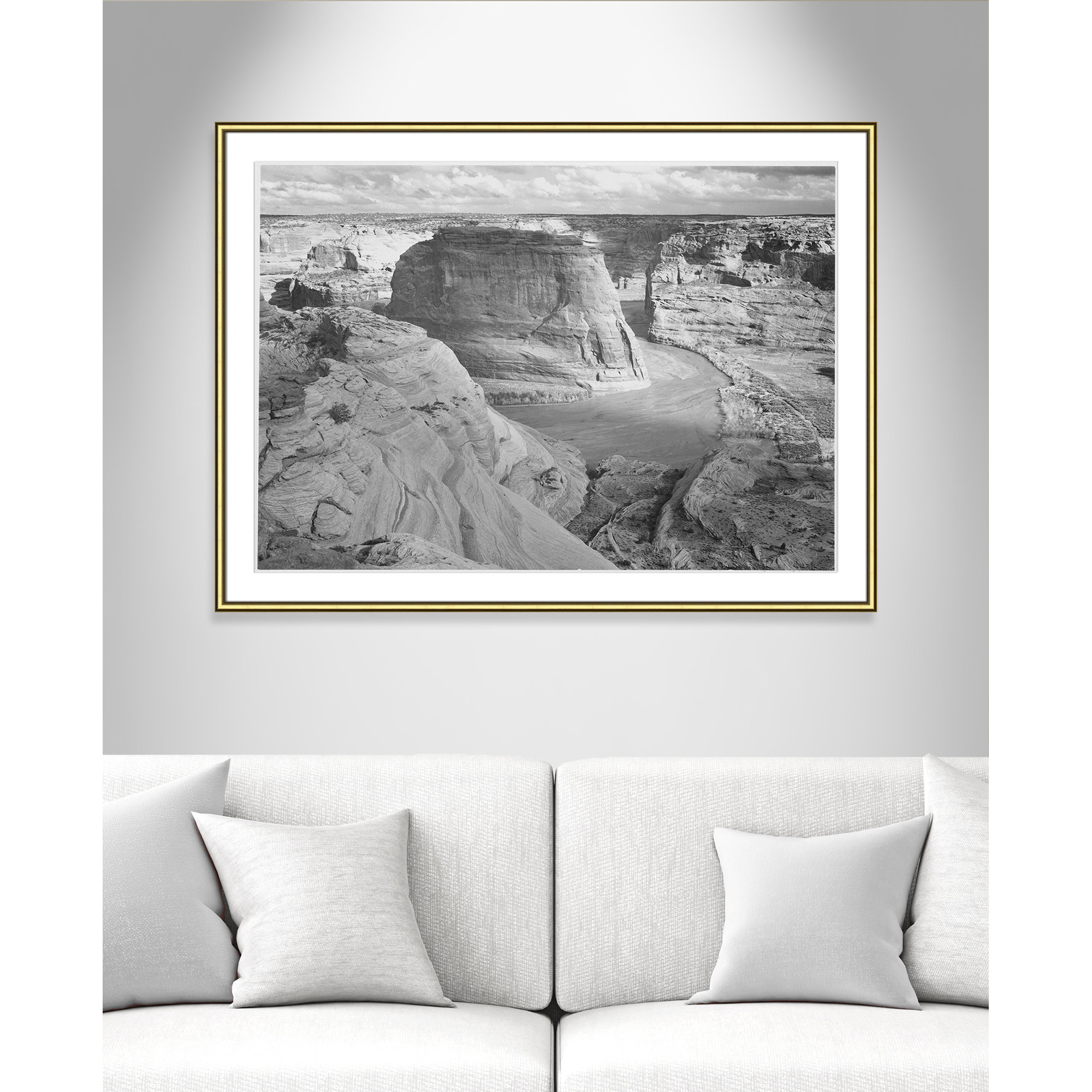 Canyon De Chelly Arizona 2 by Adams, Gold, 30.75" H x 42.75" W x 0.88" D