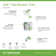 Oak HydroMersion Tub and Shower Faucet with Volume Control