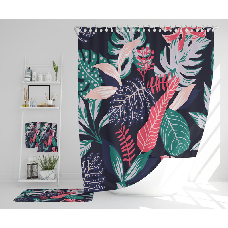 Ngaire Polyester Shower Curtain Set