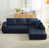 Dark Blue Faux Fur selected