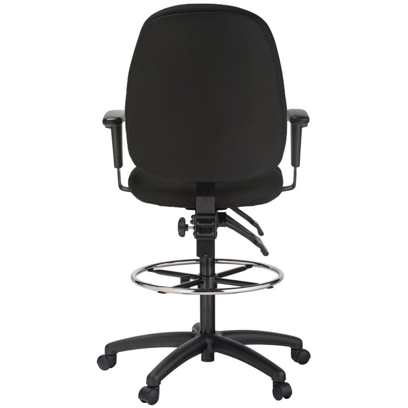 Kayleen Drafting Chair, Black