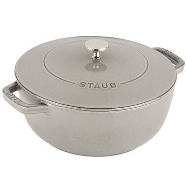 Staub Minis 6.3'' Enameled Cast Iron Wok with Lid & Reviews