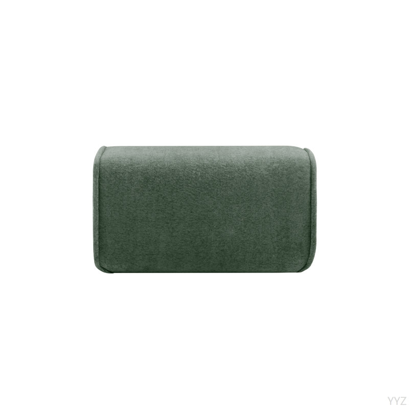 Modern Comfort Velvet Ottoman, Green
