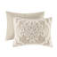 Ensemble de housse de couette en coton et en chenille capitonné pour lit double / grand 3 pièces-130186852-130674188